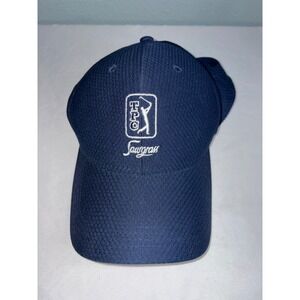 New Era Golf TPC Sawgrass Hat Navy Blue Textured Stretch Fit Cap Small Medium